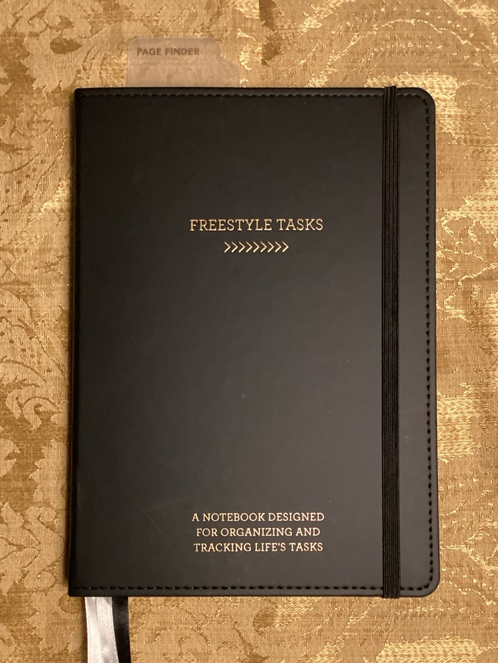 Black Freestyle Tasks Notebook - Classic Task Organizer